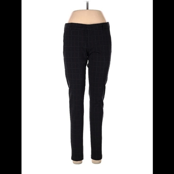 Kut from the Kloth Pants - Kut From The Kloth Black Plaid Skinny Trousers Size 6